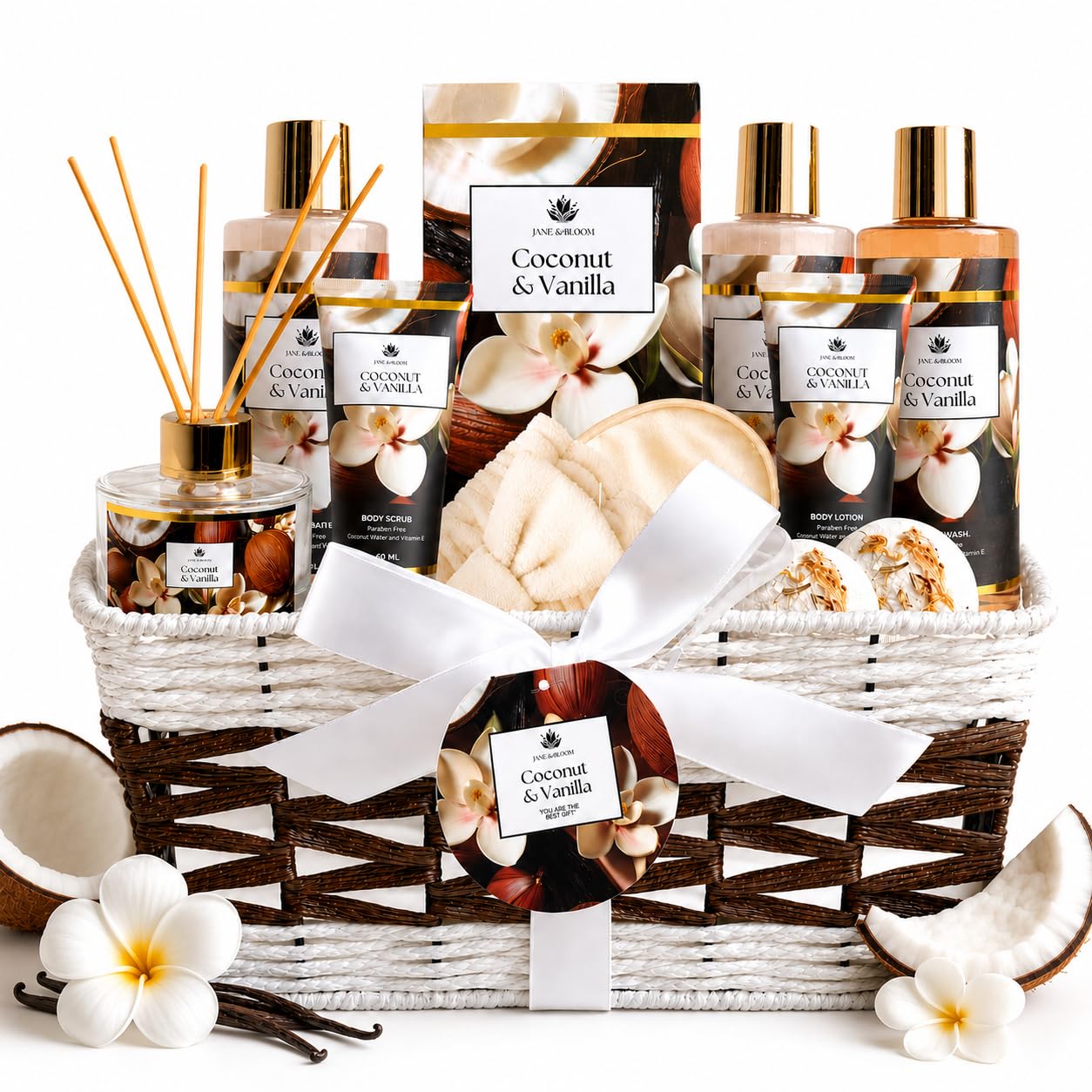 Coconut & Vanilla Luxury Spa Gift Basket