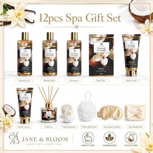 Coconut & Vanilla Luxury Spa Gift Basket